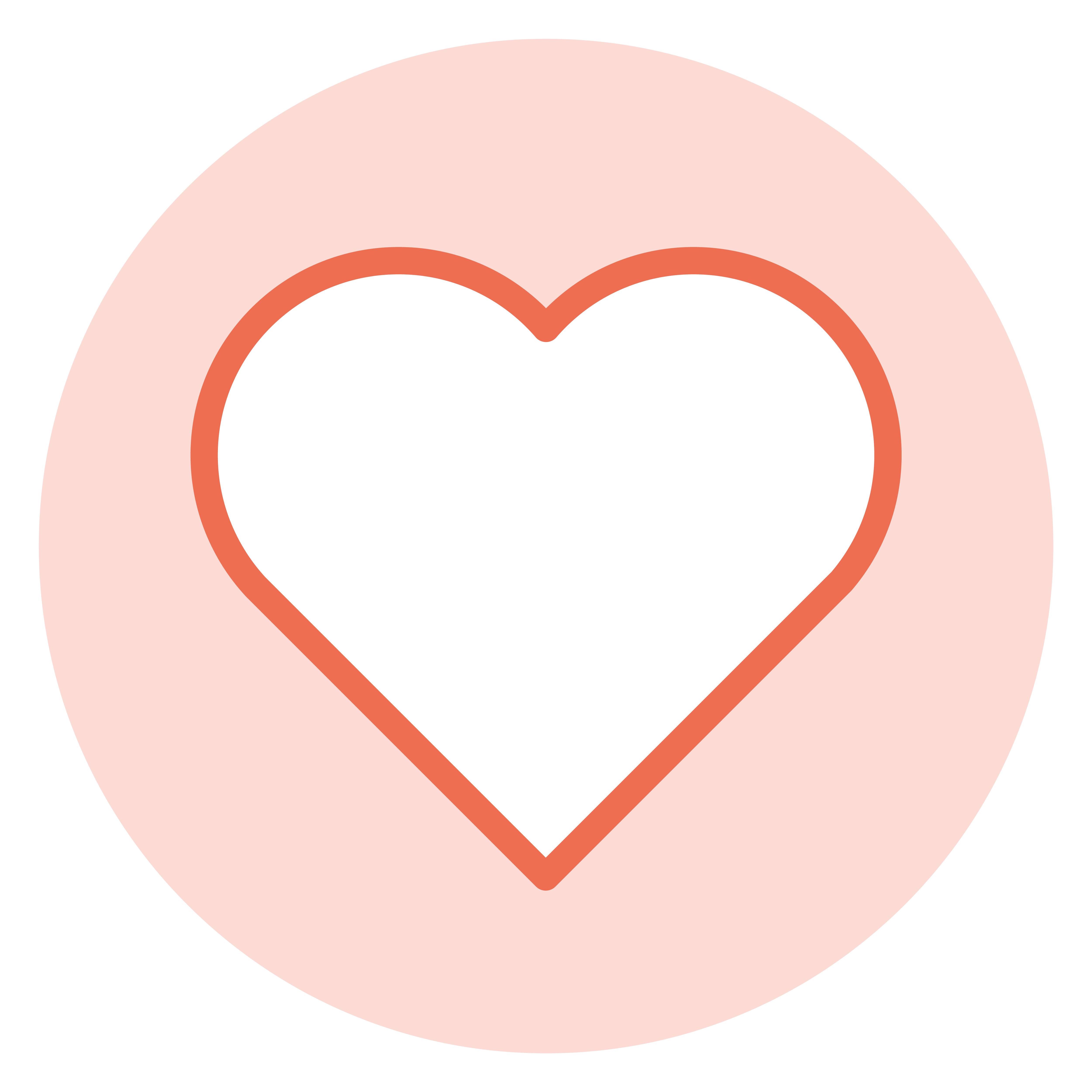 In Circle Orange 2023 Heart