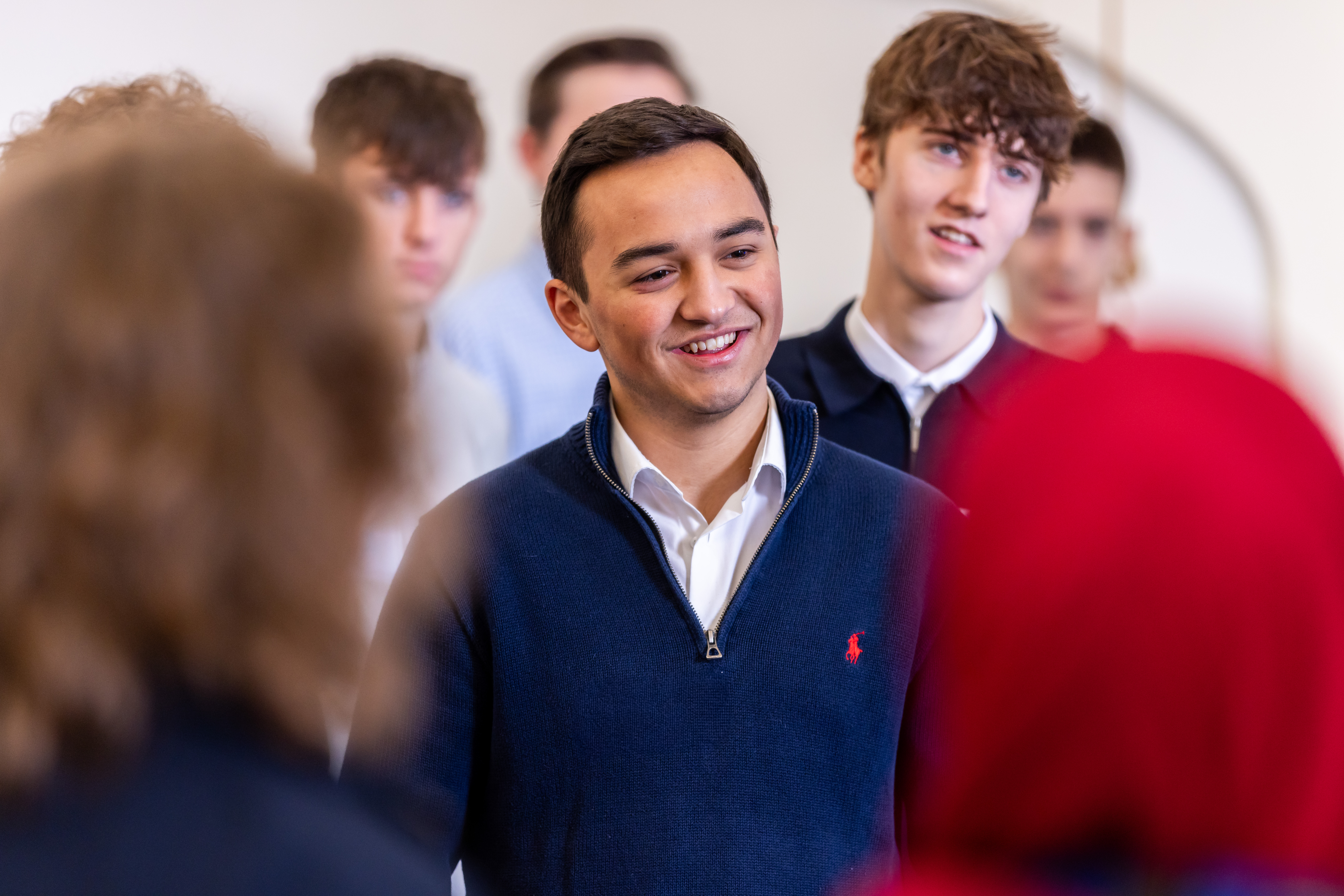 young person smiling